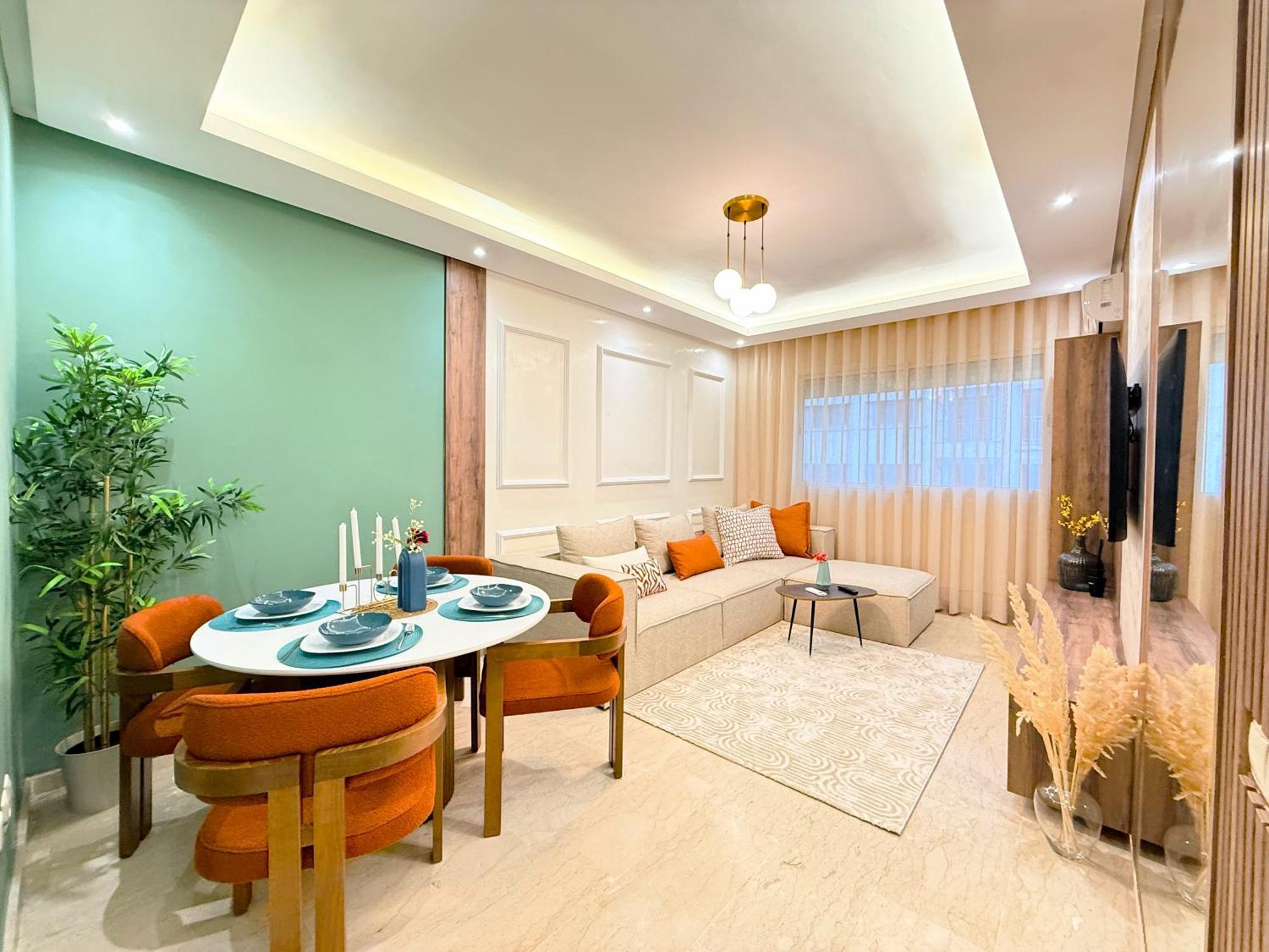 Cosy Greeny 3 Bdr - Downtown Near Oasis Train And Tramway Casablanca Exterior photo